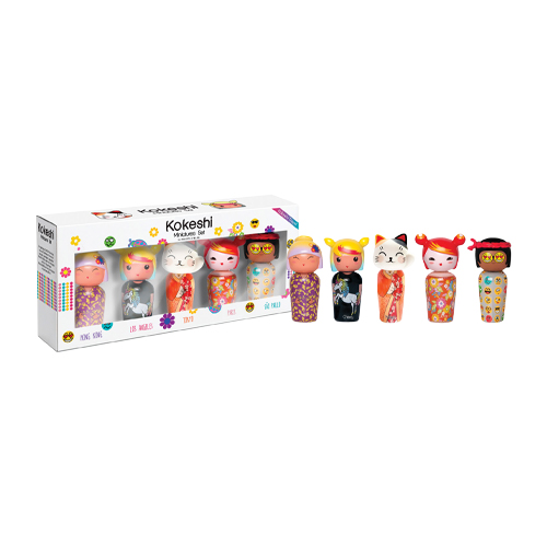 Kokeshi Miniatures set (5ml x5)