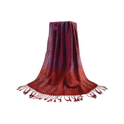 TREŚ JOLIE Printed Shawl -Red